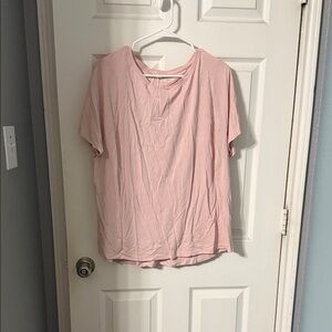 Athletic Works Light Pink Short Sleeve Crew Tee